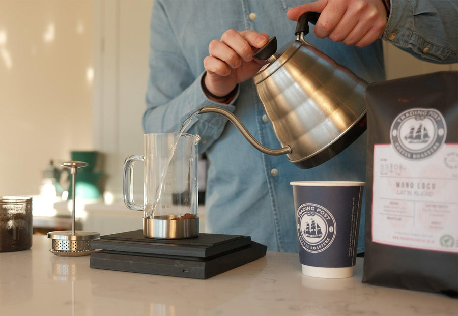 How to use a French Press - Trading Post Coffee Roasters