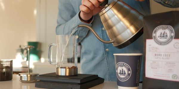 How to use a French Press - Trading Post Coffee Roasters 