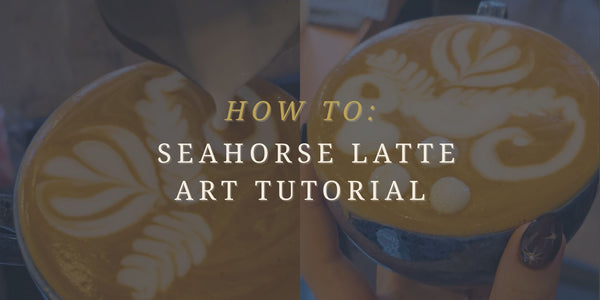 Seahorse Latte Art Tutorial 