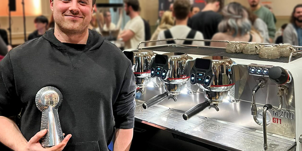 Alex Rubira wins the SCA Community Latte Art Throwdown! - Trading Post Coffee Roasters 