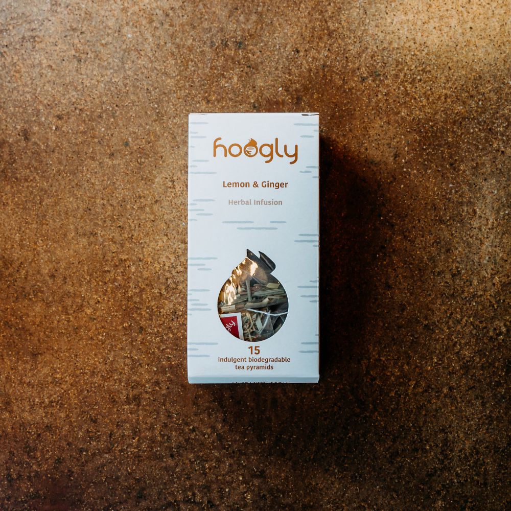Hoogly Lemon and Ginger Tea - 15 Bag Box