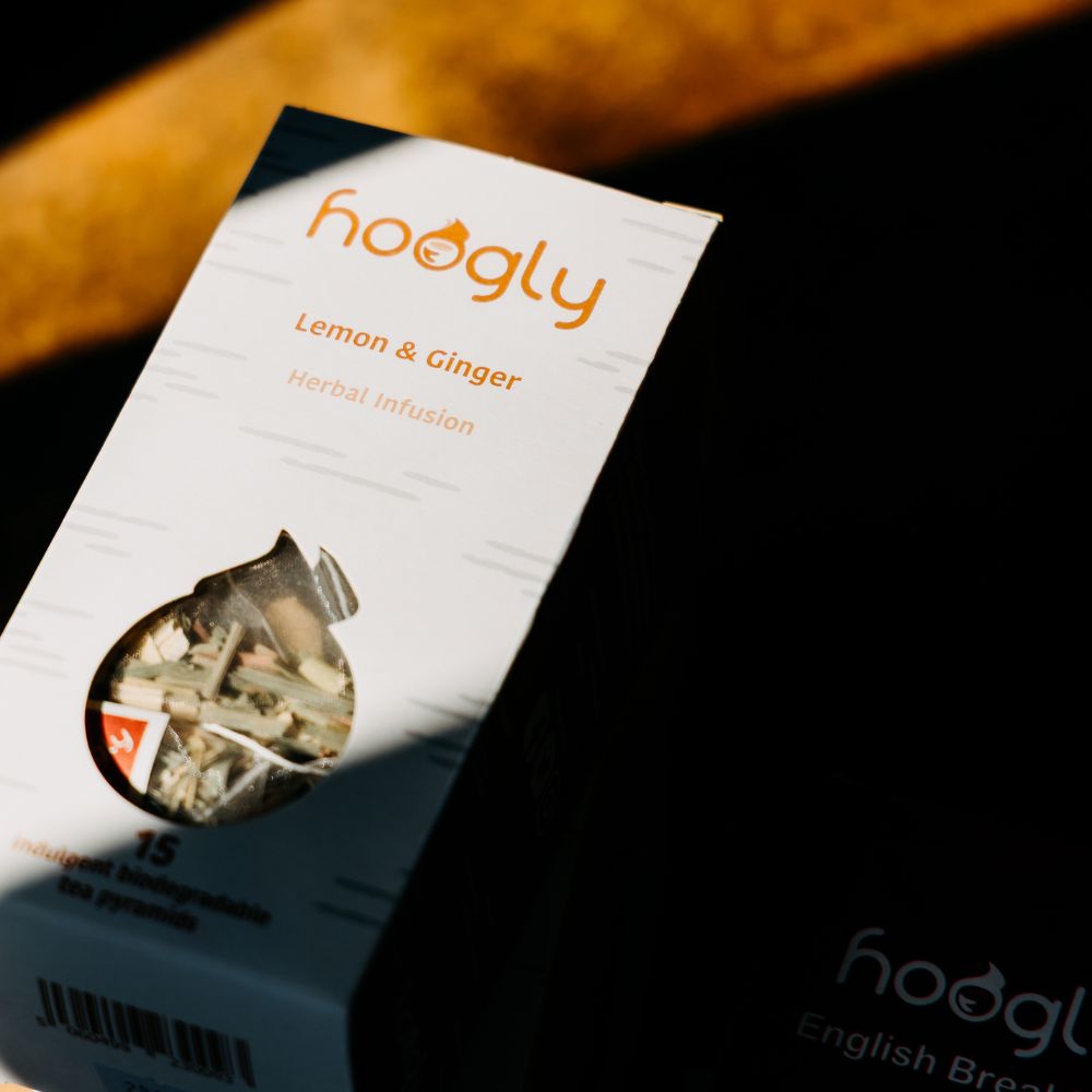 Hoogly Lemon and Ginger Tea - 15 Bag Box